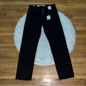 Levi’s Jeans 26x28 Black Wedgie Straight High Rise (NWT)